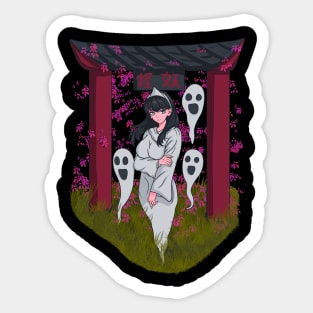 Yokai or Ghost  Yurei Sticker